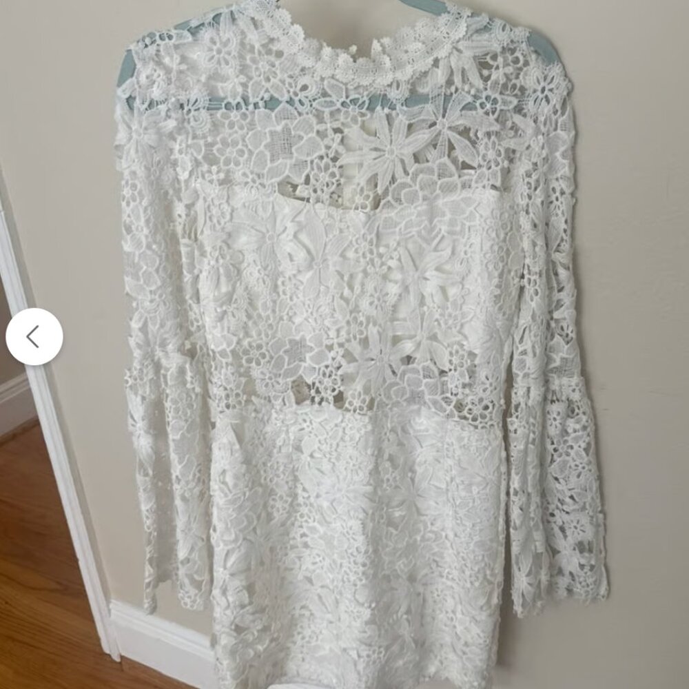 Endless Rose White mini dress